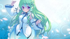 Touhou blue eyes skirts