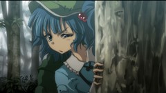 Touhou blue hair kawashiro