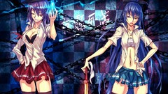 Touhou bra school uniforms