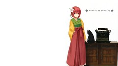 Touhou cats redheads short