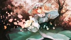 Touhou cherry blossoms pink