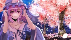 Touhou cherry blossoms saigyouji