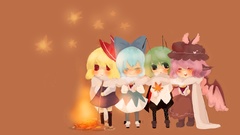 Touhou Chibi cirno animal