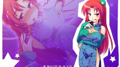 Touhou chinese dress hong