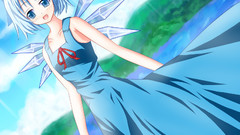Touhou cirno blue hair