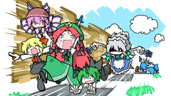 Touhou cirno izayoi sakuya