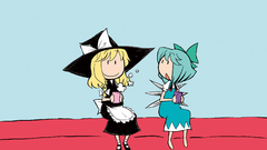 Touhou cirno kirisame marisa