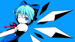Touhou cirno Simple Background