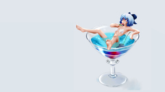 Touhou cirno Simple Background