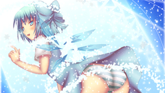 Touhou cirno striped lingerie