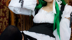 Touhou cosplay green hair