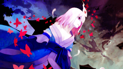 Touhou dress butterfly Katana