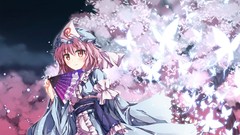 Touhou dress Flowers pink