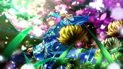 Touhou dress Flowers sparkles