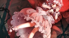 Touhou dress flying floating
