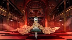 Touhou dress green eyes