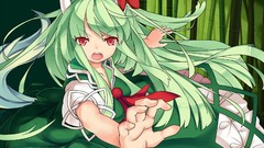 Touhou dress horns long