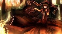 Touhou dress long hair