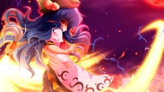 Touhou dress night moon