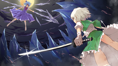 Touhou fight cirno konpaku