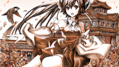 Touhou Flowers Birds Animals