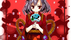 Touhou Flowers leaves kimono