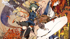 Touhou Flowers redheads green