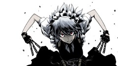 Touhou gloves white maids