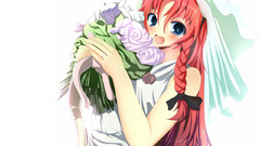 Touhou happy wedding dress