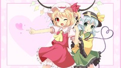 Touhou horns red eyes