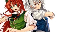 Touhou izayoi sakuya hong meiling