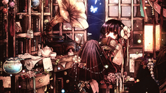 Touhou Japanese purple hair