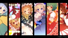 Touhou komeiji koishi kazami yuuka flandre scarlet kirisame 