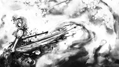 Touhou konpaku youmu monochrome
