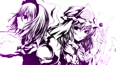 Touhou konpaku youmu monochrome