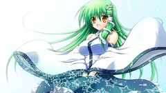 Touhou long hair miko