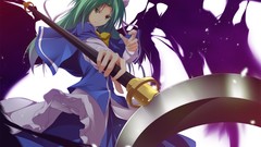 Touhou long hair weapons