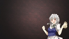 touhou maid outfit izayoi sakuya anime girls Anime red eyes
