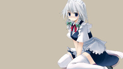 Touhou maids blue eyes