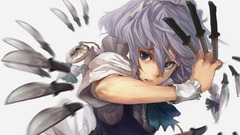 Touhou maids blue eyes