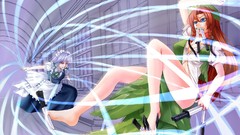 Touhou maids blue eyes