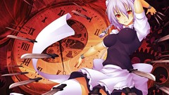 Touhou maids clocks izayoi