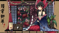 Touhou miko hakurei reimu