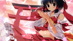 Touhou miko hakurei reimu