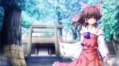 Touhou miko hakurei reimu