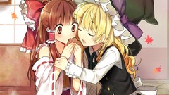 Touhou miko kirisame marisa