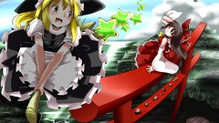 Touhou miko kirisame marisa