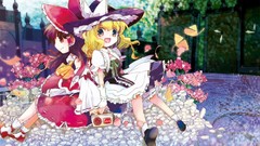 Touhou miko kirisame marisa