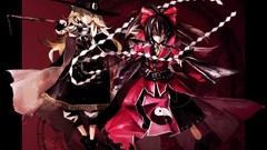 Touhou miko kirisame marisa