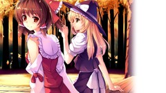 Touhou miko kirisame marisa